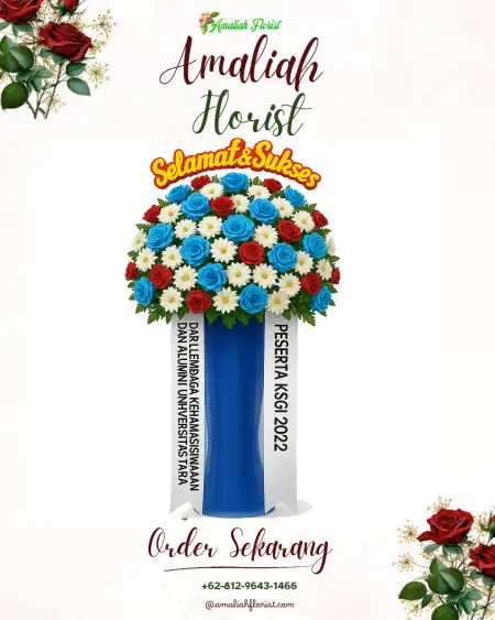 Standing Flowers Gantungan
